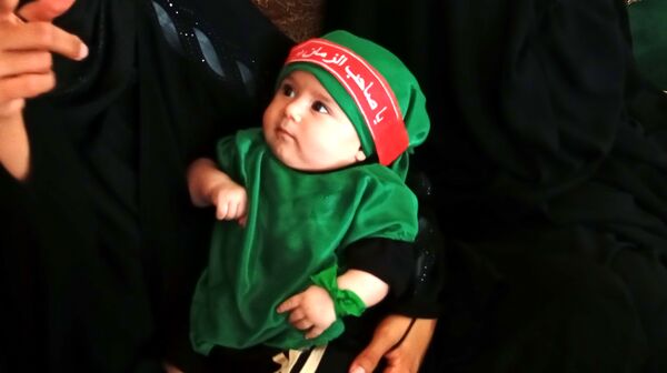 سربازان کوچک امام زمان در همایش شیرخوارگان حسینی شهرستان بن