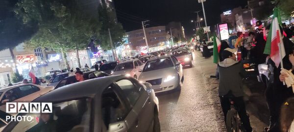  شکوه و اقتدار رژه خودرویی در حسینیه فضل 