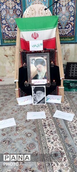 سنگر مسجد به یاد دانش‌آموزان میناب