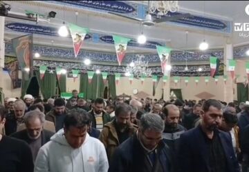 برپایی مراسم دعای استغاثه در بیجار