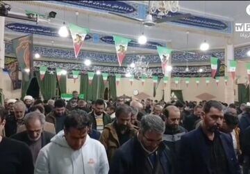 برپایی مراسم دعای استغاثه در بیجار
