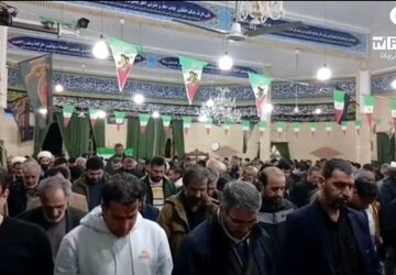 برپایی مراسم دعای استغاثه در بیجار