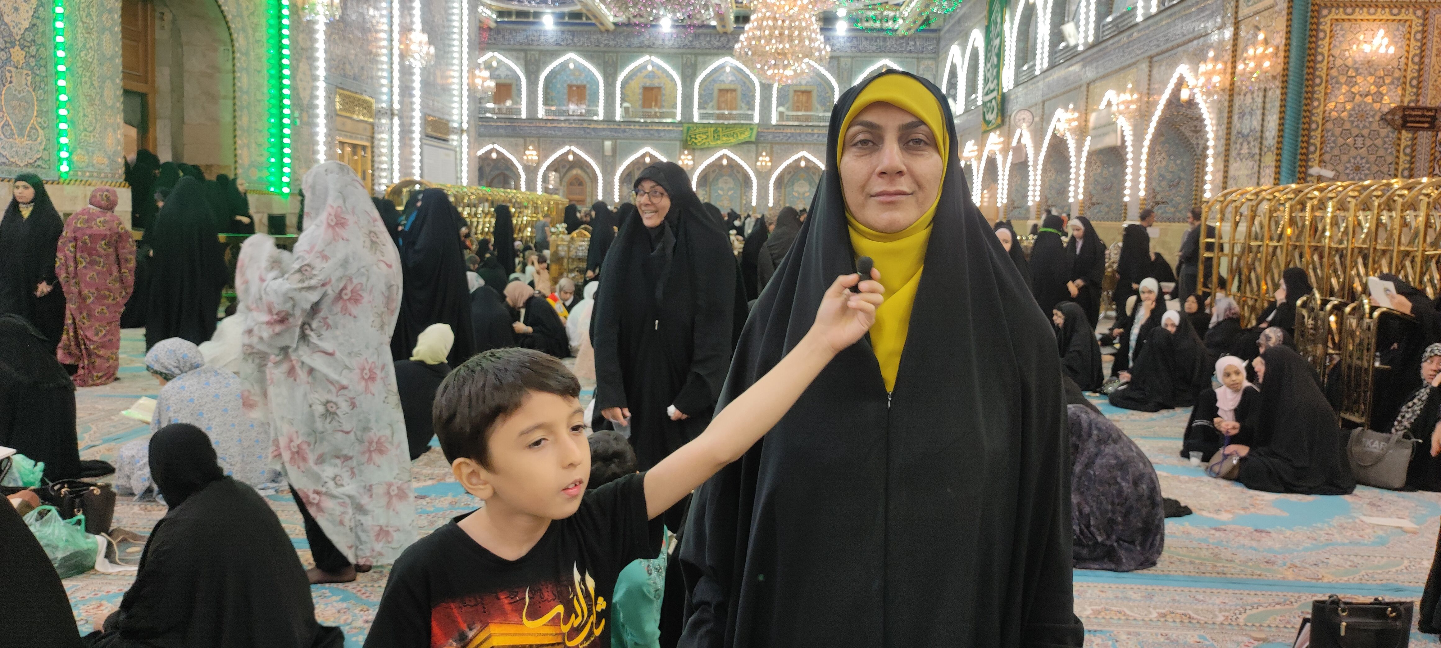 گزارش کوچکترین خبرنگار پانا از حال و هوای کربلای معلا 
