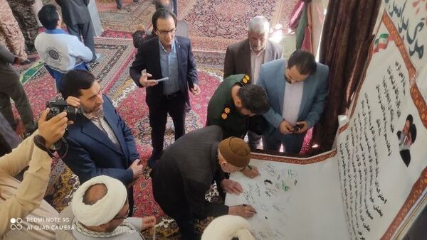 تقدیر و تشکر مردم شهید پرور تیتکانلو از سپاه پاسداران جمهوری اسلامی ایران و رهبر انقلاب اسلامی