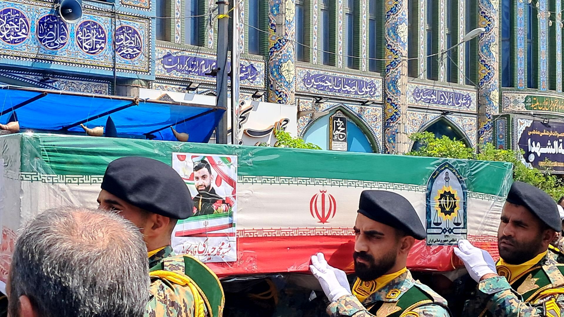 قائمشهر به سوگ شهید محمد حیدری قادیکلایی
