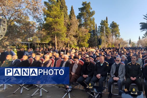 سومین سالگرد شهید علی‌اکبر رنجبر در گلزار شهدای شیراز