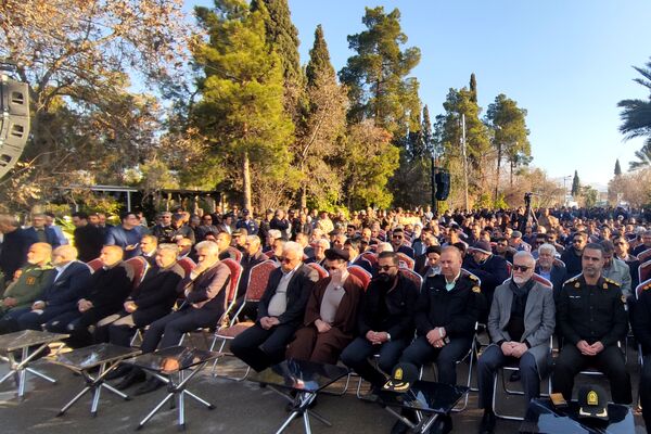 سومین سالگرد شهید علی‌اکبر رنجبر در گلزار شهدای شیراز