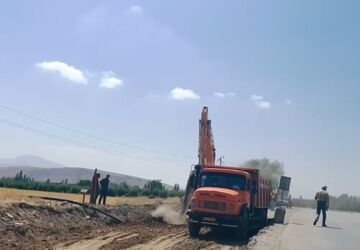 گزارش پانا از عملیات راهسازی در منطقه سیلوانا
