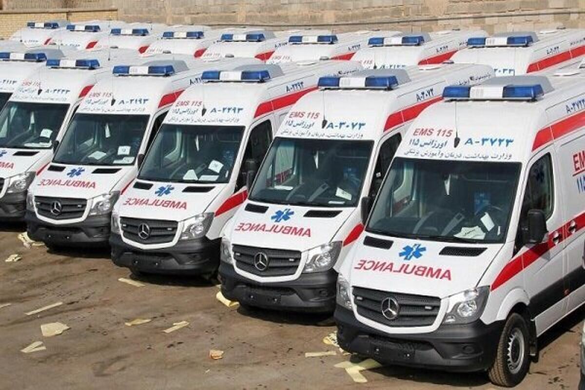تقویت ناوگان اورژانس بیمارستانی و پیش‌بیمارستانی کشور با تخصیص ۵۰ دستگاه آمبولانس جدید