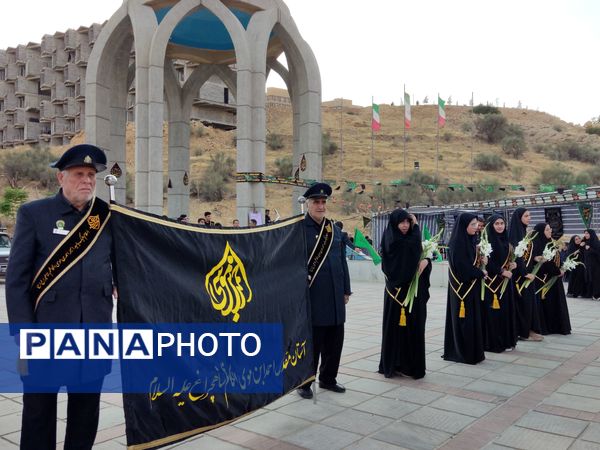 مراسم نمادین اربعین و سوگواری حضرت اباعبدالله الحسین(ع)