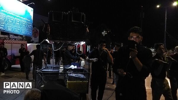 گذری بر فعالیت هیئت جوانان امام موسی بن جعفر (ع) در شب عاشورا 