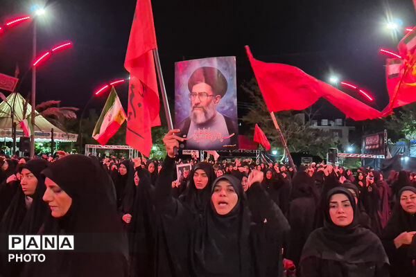سیاه‌پوش شدن معابر و خیابان‌های آباده در ماه محرم