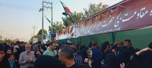 پیاده روی جاماندگان اربعین در کاشمر