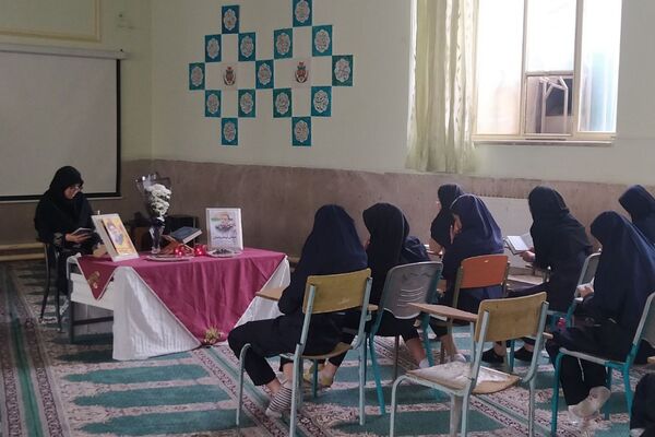 مراسم سوگواری و گرامیداشت رهبر حزب الله لبنان در مدارس ناحیه یک شهرری