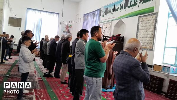 نماز عید سعید فطر در روستای نجف