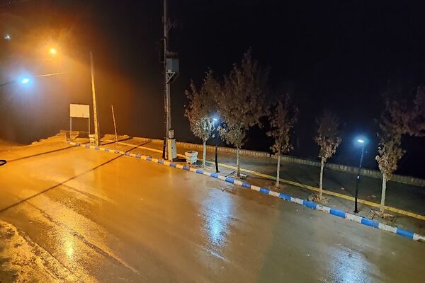 جلوه زمستانی طبیعت شهر بار نیشابور 