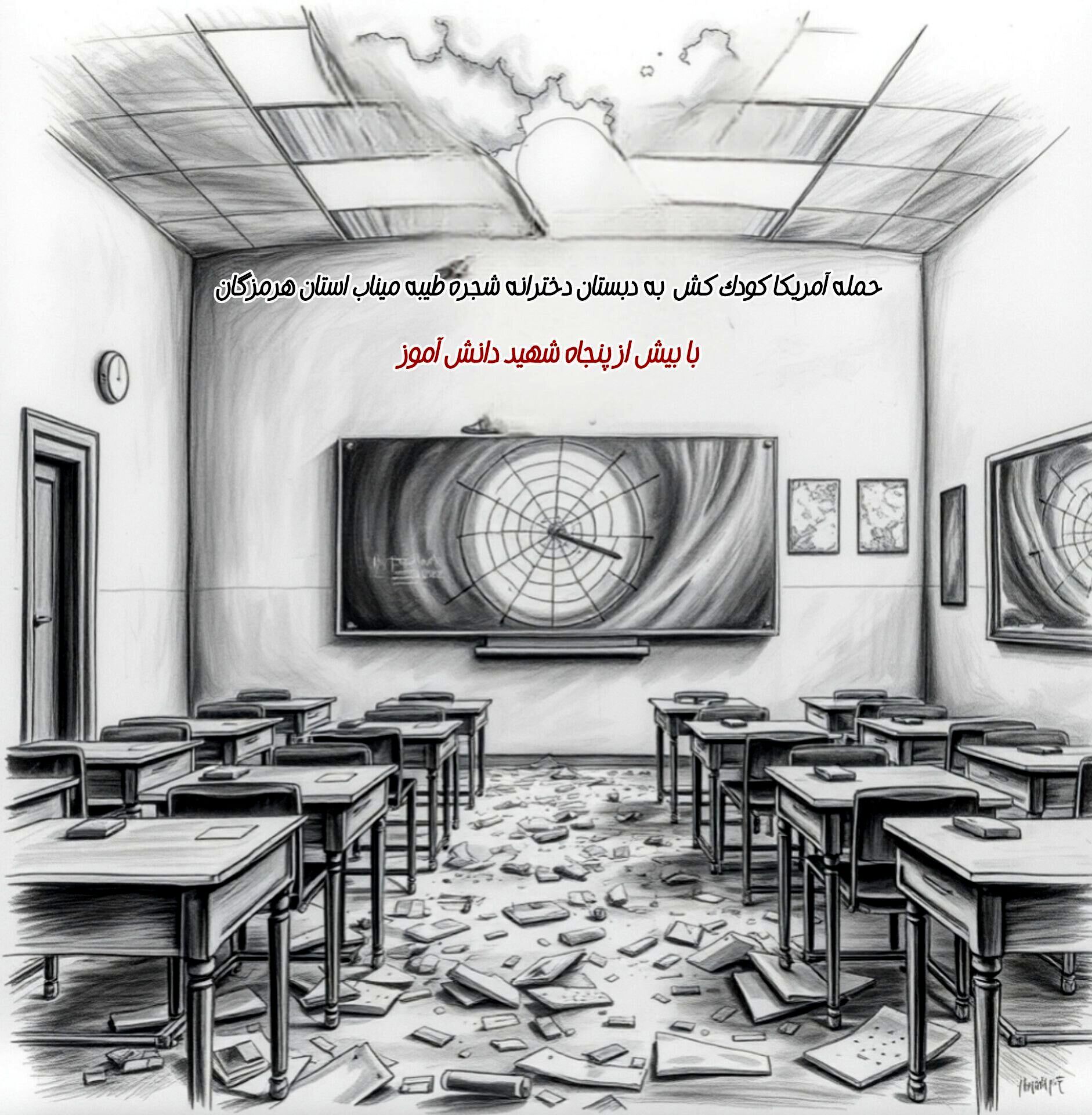 دلنوشته دانش‌آموز لرستانی در وصف دختران شهید میناب