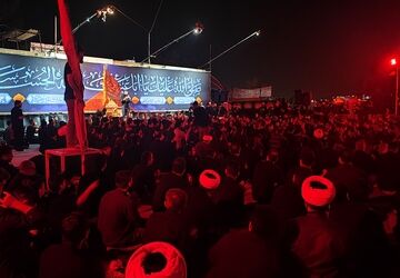 مراسم عزاداری شب سوم محرم در سنندج