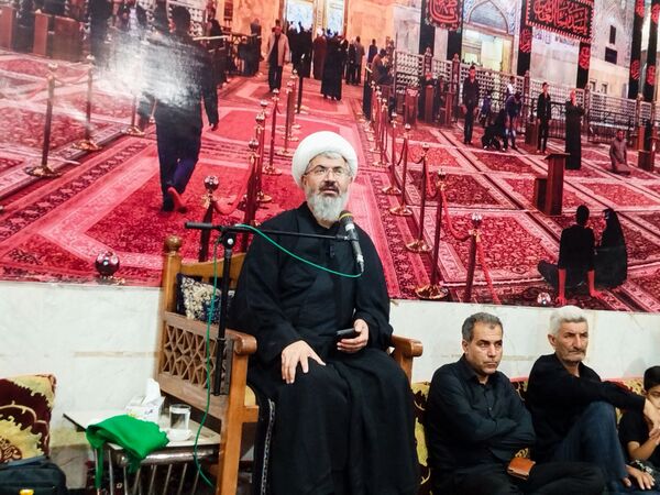 حضور پرشور مسئولان کاشمر در مراسم عزاداری شب سوم محرم روستای قلعه بالا