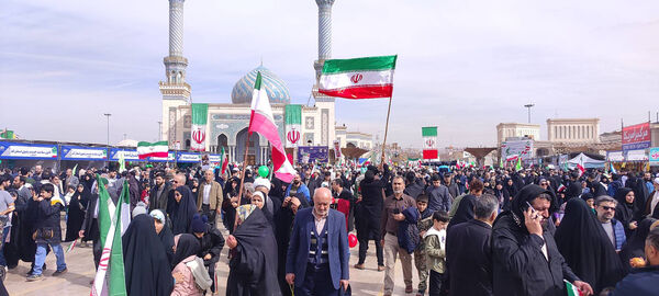 شکوه حضور مردم قم در راهپیمایی 22 بهمن