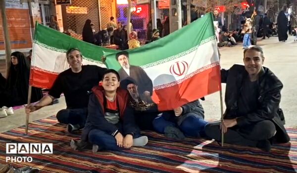 اجتماع عظیم مردمی در لحظات تحویل سال در شهرستان تربت جام