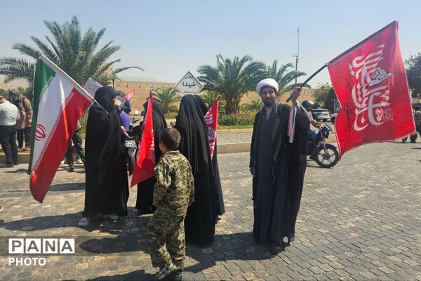راهپیمایی جان‌فدایان ایران در شیراز - 2