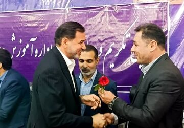 آیین تکریم و معارفه مدیرآموزش‌وپرورش حمیدیه 