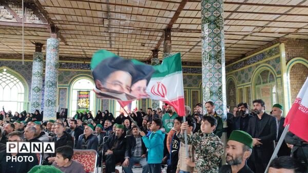 مراسم گرامیداشت چهلم امام شهید در گلزار شهدای  شهر بار نیشابور-۱