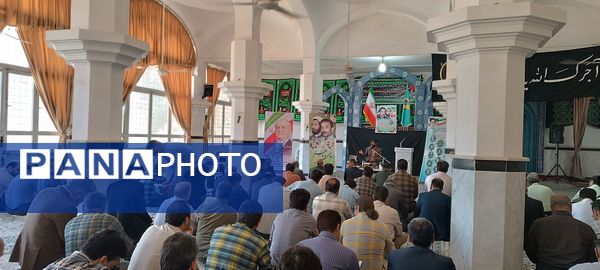 مراسم یادواره شهدای خدمت به‌مناسبت هفته دولت در شهرستان خلیل آباد 