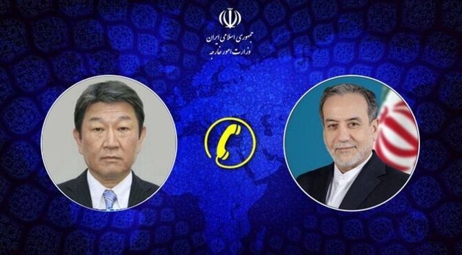 گفت‌وگوی تلفنی عراقچی با وزیر خارجه ژاپن