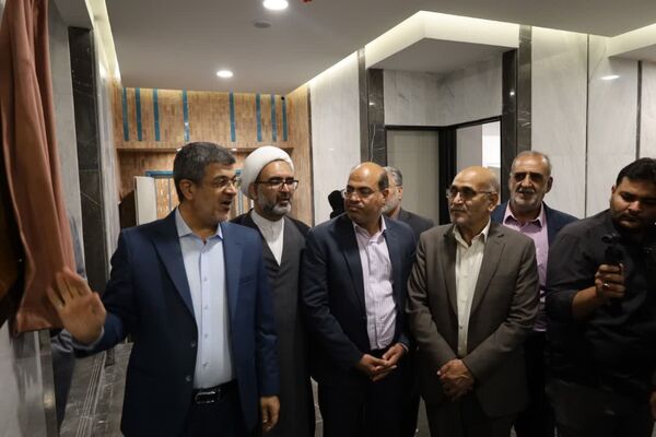 آیین افتتاح آموزشگاه خیر نیک‌اندیش جعفر شکیب در مهریز