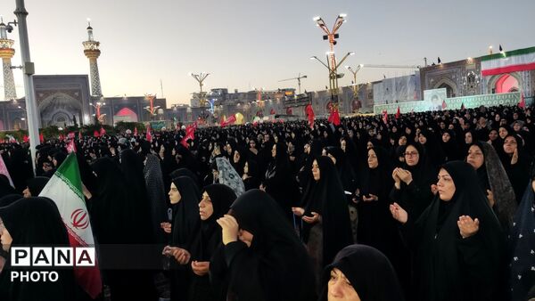 مراسم تشییع پیکر مطهر رهبر معظم انقلاب در جوار ملکوتی حرم امام رضا (ع)
