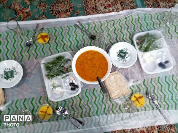 جنگ شادی و محفل انس با قران دبیرستان خاص فرهنگ در حسینیه شهید قاجاریان