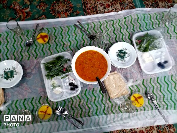 جنگ شادی و محفل انس با قران دبیرستان خاص فرهنگ در حسینیه شهید قاجاریان