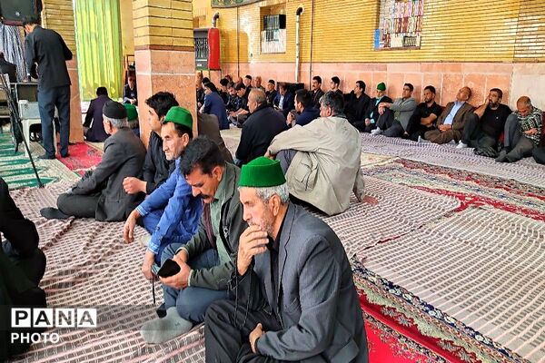 مراسم عزاداری شهادت امام جعفر صادق علیه السلام در حسینیه شهربار