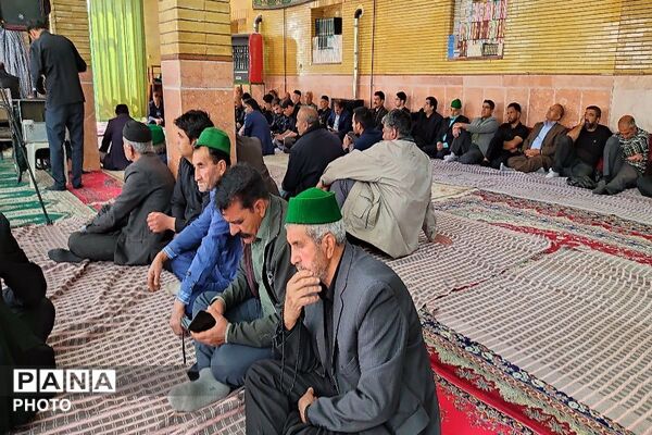 مراسم عزاداری شهادت امام جعفر صادق علیه السلام در حسینیه شهربار