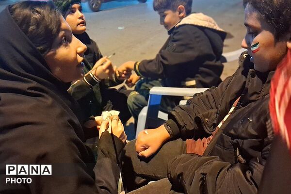 شب حماسی دیگر از شور و خروش مردمان باشتی در بیست و نهمین شب مقاومت