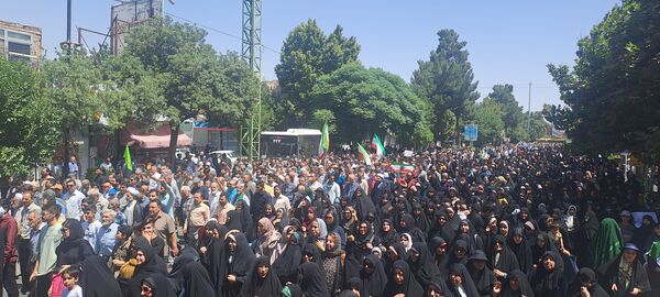 راهپیمایی جمعه خشم و نصر در نیشابور 