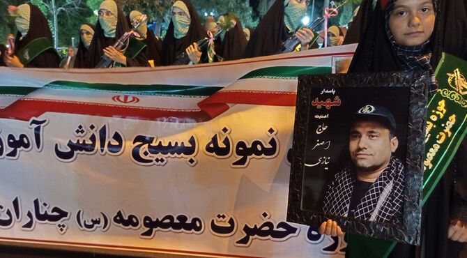 رزمایش «جان‌فدا و اقتدار بسیج» در شهرستان چناران