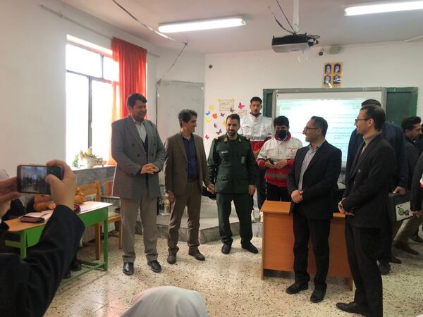 برگزاری مانور زلزله در شهرستان رازوجرگلان 