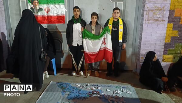 چهلمین روز شهادت دانش آموزان مدرسه میناب 