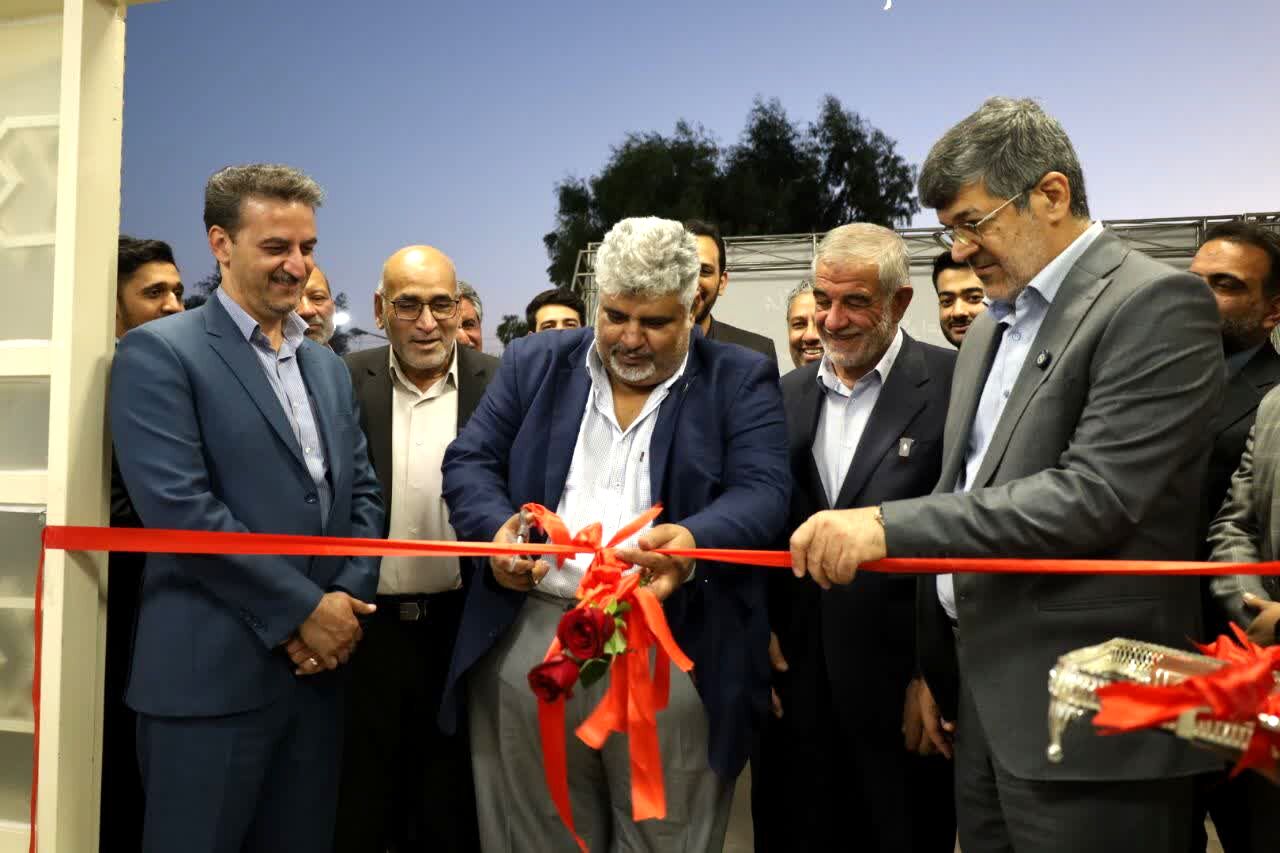 افتتاح هنرستان نساجی شهید ابراهیمی در یزد