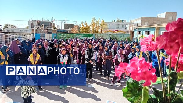 برگزاری مراسم هفته بسیج دانش‌آموزی و روز نوجوان در کمیجان