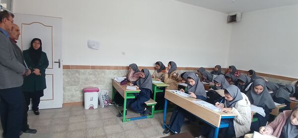 برگزاری آزمون جامع دستاوردهای یادگیری در آموزشگاه فدک فاروج
