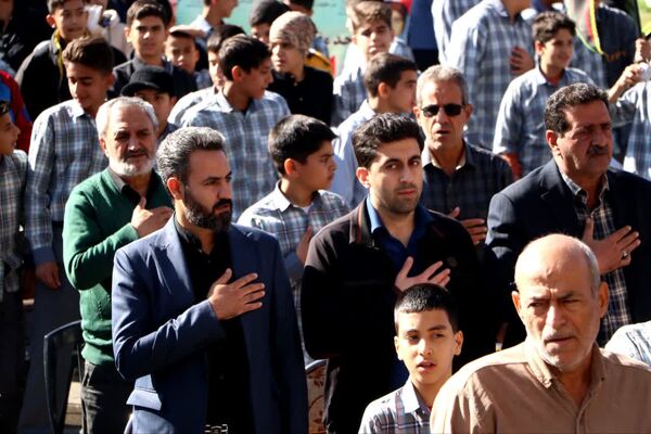 راهپیمایی با شکوه ۱۳ آبان ماه در شهرستان آباده