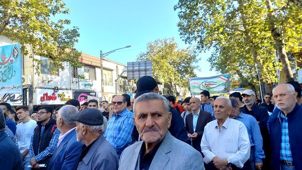 راهپیمایی ۱۳ آبان در قائمشهر