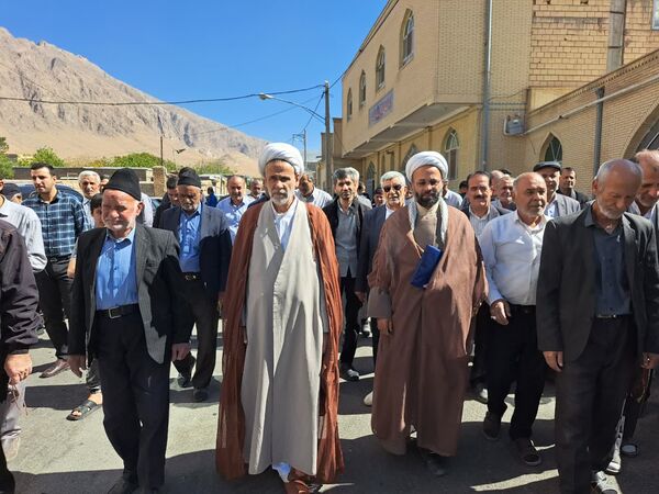 راهپیمایی بشارت نصر در شهر و بخش گندمان 