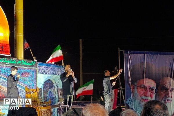 طوفان نوجوانان حسینی در خیابان‌های شهرستان ملارد