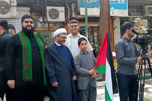 راهپیمایی مردم ولایتمدار ورامین در محکومیت ترور  شهید اسماعیل هنیه