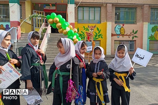آغاز المپیاد ورزشی مدرسه هاشمی رفسنجانی ۲ ورامین با حضور پرشور دانش‌آموزان